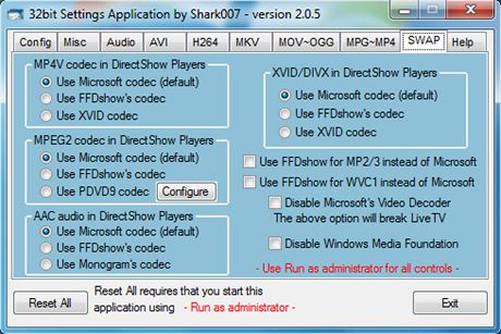 Windows 7 Codecs 2.0.5