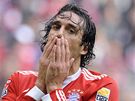 Bayern Mnichov - Eintracht Frankfurt: domácí útoník Luca Toni