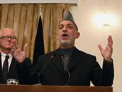Afghnsk prezident Hamd Karz (20. jna 2009)