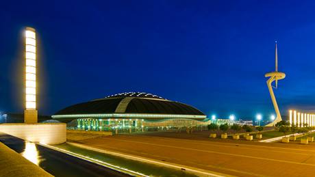 Hala Palau Sant Jordi v Barcelon, místo finále Davisova poháru 2009 mezi panlskem a eskem