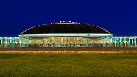 Hala Palau Sant Jordi v Barcelon, místo finále Davisova poháru 2009 mezi panlskem a eskem