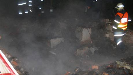 V chatové oblasti Mekov u Veverské Bítýky vybuchla propanbutová láhev
