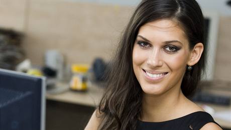 Aneta Vignerová v redakci iDNES.cz (2009)