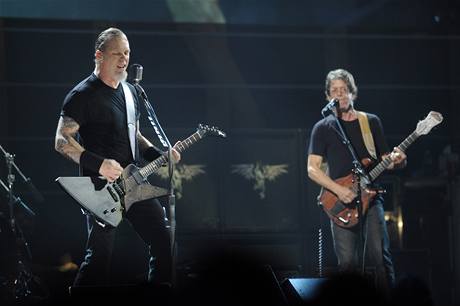 z vronho koncertu k 25 letm Rocknrollov sn slvy (James Hetfield, Lou Reed)