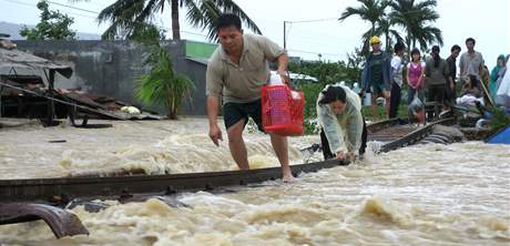 Nsledky tropick boue Mirinae ve Vietnamu (3. listopadu 2009)