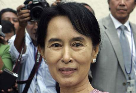Barmsk disidentka Do Aun Schan Su ij (4. listopadu 2009)