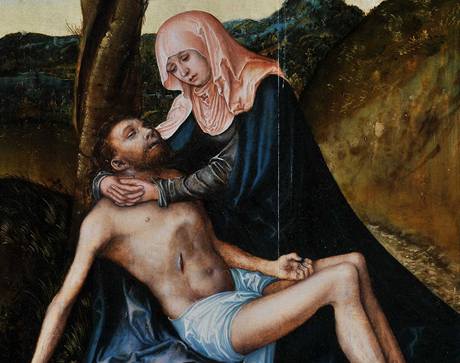 Lucas Cranach st.: Pieta (kol. 1510)