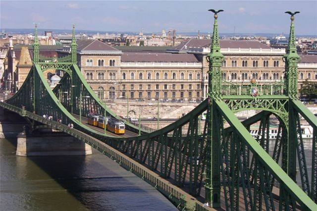 Maďarsko, Budapešť - Most Svobody, dříve Františka Josefa