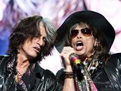 Opory Aerosmith Joe Perry a Steven Tyler, v 70. letech znm t jako Toxic Twins