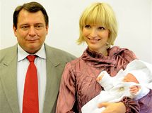Manel Paroubkovi pedstavili novinm dceru Margaritu