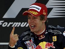 Sebastian Vettel slav triumf v Ab Zab