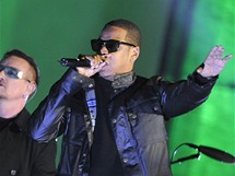 V jedn z psn se k fronovi U2 pidal i rapper Jay-Z.