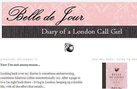 Belle de Jour blog 