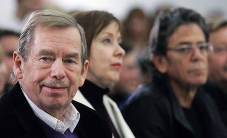 Vclav Havel, Suzanne Vega a Lou Reed na Cench Jindicha Chalupeckho