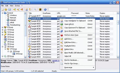 KeePass Password Safe 2.09