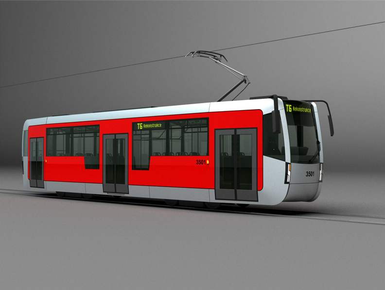 Excelentní studentský design 2009 - Vojtch Linhart, rekonstrukce tramvajového vozu T6 A5