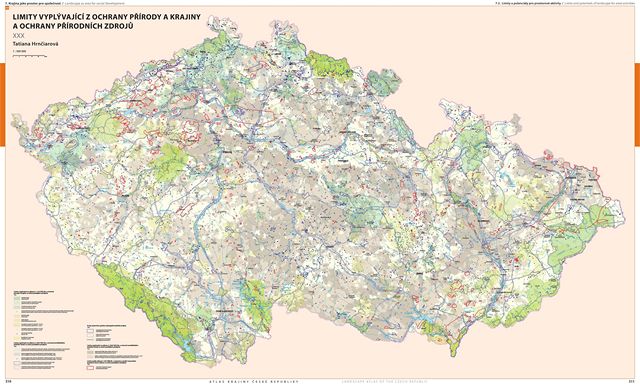 Atlas krajiny eské republiky - limity vyplývající z ochrany pírody.