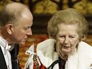 Baronka Margaret Thatcherová pi projevu královny (18.11.2009)