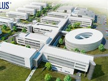 Vizualizace projektu na vybudovn Stedoevropskho technologickho institutu CEITEC v Brn