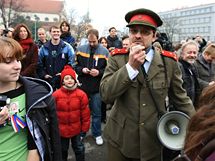 Vzpomnkov akce k vro sametov revoluce na Moravskm nmst v Brn 
