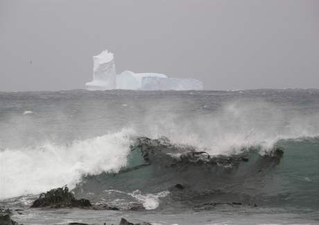 Ledovcová kra v jiním Pacifiku na snímku z 16. 11. 2009