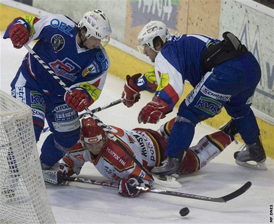 Hokejisté Vrchlabí se utkají s Berounem o postup do play-off - ilustraní foto.