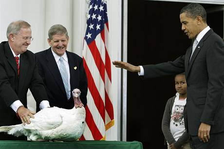 Americk prezident Barack Obama omilostnil krocana (25. 11. 2009)