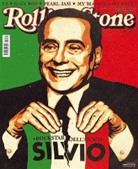 Italsk premir na tituln stran italsk mutace asopisu Rolling Stone