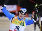 Finský sdruená Hannu Manninen vítzí v závodu SP v domácím Kuusamu