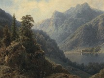 August Piepenhagen - Jezero mezi horami (40. lta 19. stolet)