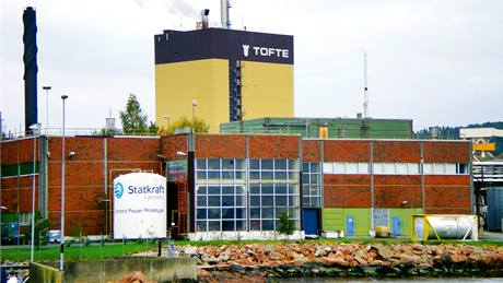 Osmotická elektrárna v norském Tofte.