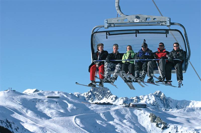 Rakousko, lyaské stedisko Silvretta Nova