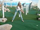 Simona Krainová na golfovém hiti 