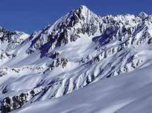 Lyask stedisko Hochjoch nad mstekem Schruns