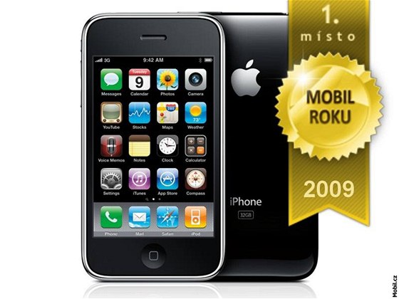 Hlavní cenou v tipovací souti byl iPhone 3GS zvolený tenái Mobil.cz za Mobil roku 2009
