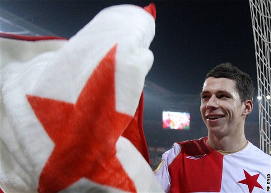 Marek Suchý se louil s fanouky Slavie.