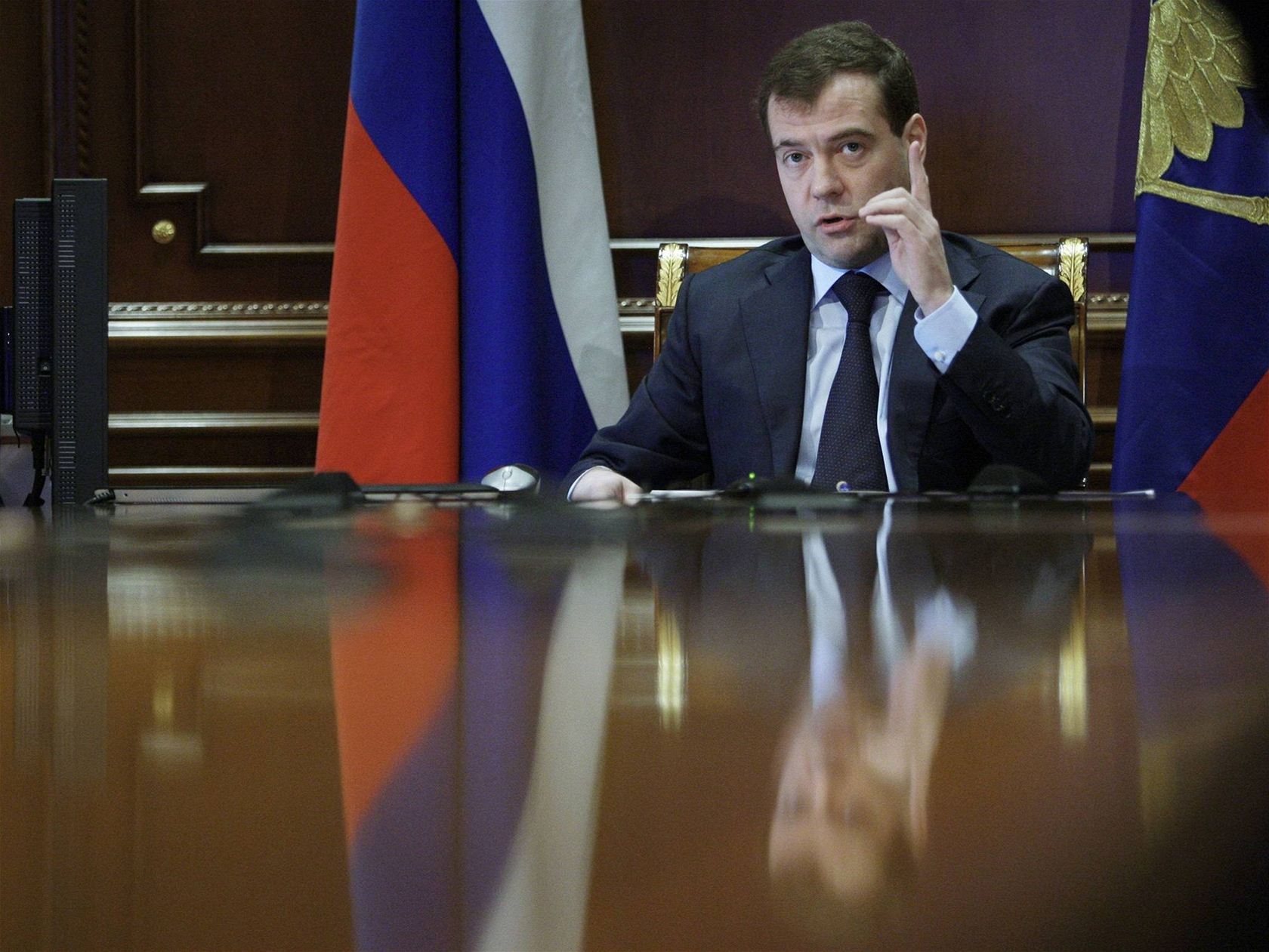 Ruský prezident Dmitrij Medved�v