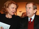 Magda Varyov, Vclav Havel a Miloslav Vlk na vyhlen cen Gypsy Spirit (1. prosince 2009)