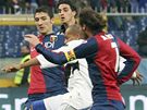 Janov - Parma: hostující Jonathan Ludovic Biabiany (v bílém) stílí gól