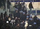 AS ím - Lazio: zásah policie v ochozech