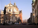 Polsko, Krakov. Námstíko s kostelem svatých Pavla a Petra - Nkterá místa...