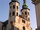 Polsko, Krakov. Kostel svatého Ondeje - Románská stavba ze závru 11. století...