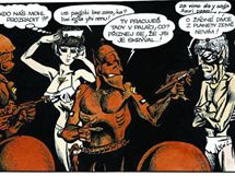 Kja Saudek & Milo Macourek: Muriel a oranov smrt (ukzka z komiksu)