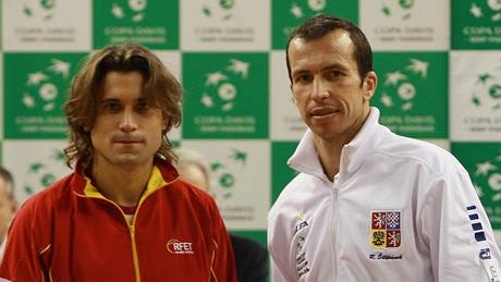 David Ferrer a Radek tpánek: aktéi druhé dvouhry finále Davis Cupu 2009