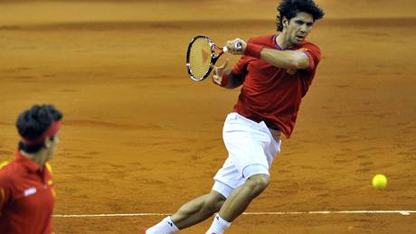 Feliciano Lopez (vlevo), Fernando Verdasco