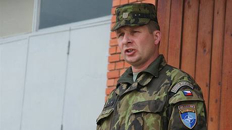Nový velitel 15. kontingentu v Kosovu Jan Cífka