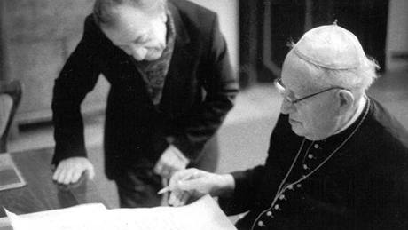Josef Adámek a kardinál Tomášek