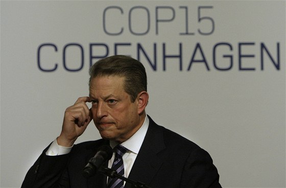 Al Gore na konferenci o klimatu v Kodani, rok 2009