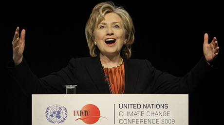 Hillary Clintonov na konferenci v Kodani