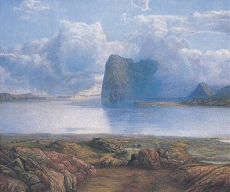 Jon Fosse: Melancholia I, II; obal knihy - na kterm je obraz male Larse Herterviga (1830-1902), o nm kniha Melancholie pojednv.
